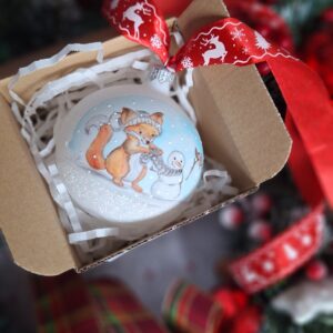 Bombka "Lis i bałwanek"