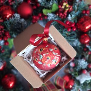 Bombka "Abstrakcyjne kwiaty"