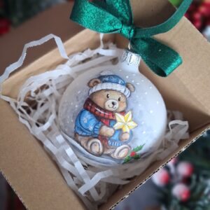 Bombka "Miś z gwiazdką"